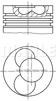 Piston VW MULTIVAN Mk V (7HM, 7HN, 7HF, 7EF, 7EM, 