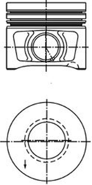Piston VW PASSAT Variant 3C5 KOLBENSCHMIDT 4038762