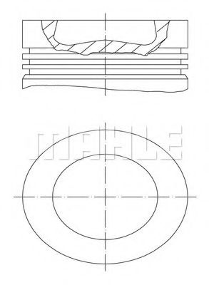 Piston VW TRANSPORTER Mk VI platou / sasiu (SFD, S