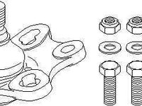 Pivot Articulatie sarcina ghidare MERCEDES-BENZ A-CLASS W169 TOPRAN 401 360