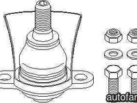 Pivot Articulatie sarcina ghidare SEAT ALHAMBRA (7V8, 7V9) TOPRAN 109 317