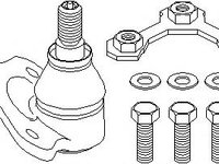 Pivot AUDI A3 (8L1), SKODA OCTAVIA (1U2), VW GOLF Mk IV (1J1) - TOPRAN 107 702