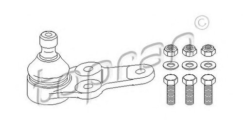 Pivot FORD PUMA EC TOPRAN 301852