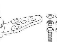 Pivot OPEL MONZA E (39_, 49_), OPEL KADETT E Cabriolet (43B_), OPEL KADETT E combi (35_, 36_, 45_, 46_) - TOPRAN 202 421