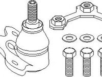 Pivot VW POLO (6N1), SEAT AROSA (6H), VW LUPO (6X1, 6E1) - TOPRAN 103 998