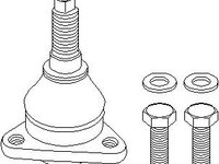 Pivot VW TRANSPORTER Mk III caroserie, VW TRANSPORTER Mk III platou / sasiu, VW CARAVELLE III bus - TOPRAN 103 262