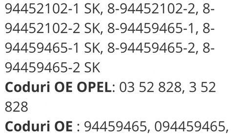 Pivoti Isuzu Trooper/Opel Frontera 1998-2016 cod8-94459465-2,JBJ320, TC691,BJ913,919503,11709 04