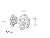 Placa presiune ambreiaj Nissan Cabstar motor 2,5 DDTi NISSAN OE 30210-EA200