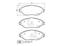 Placute de frana Audi AUDI A3 (8V1) 2012-2016 #3 147001