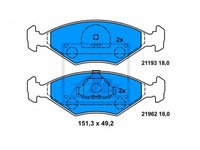 PLACUTE DE FRANA FATA CU SENZOR FIAT PALIO din 1996 FIAT SIENA din 1999 pana in 2002 LANCIA DEDRA din 1996 pana in 1999