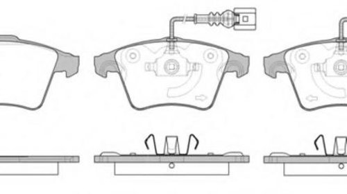 Placute de frana fata VW Touareg 2003-2010