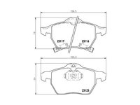 Placute de frana Opel ASTRA G combi (F35_) 1998-2009 #2 0986424461