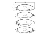 Placute de frana Subaru JUSTY III (G3X) 2003-2016 #2 070202