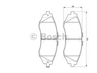 Placute frana 0 986 424 474 BOSCH pentru Daewoo Nubira Daewoo Leganza Daewoo Lanos Daewoo Evanda Chevrolet Rezzo Chevrolet Tacuma Chevrolet Evanda Chevrolet Epica Chevrolet Lanos