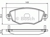 Placute frana 0 986 494 026 BOSCH pentru Ford Mondeo