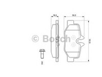 Placute frana 0 986 494 082 BOSCH pentru Mercedes-benz Vito Mercedes-benz Viano