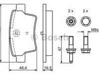 Placute frana 0 986 494 199 BOSCH pentru CitroEn C4