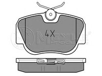 Placute frana 025 210 5517 MEYLE pentru Mercedes-benz 190