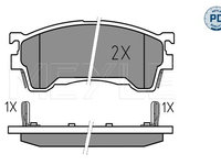 Placute frana 025 217 5416 PD MEYLE pentru Mazda 626 Mazda Capella Mazda Telstar Mazda Eunos Mazda Xedos Mazda 323 Mazda Etude Mazda Familia