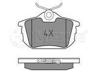 Placute frana 025 218 6115 MEYLE pentru Mitsubishi Carisma Volvo S40 Volvo V40 Mitsubishi Space Mitsubishi Colt Mitsubishi Mirage