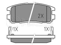 Placute frana 025 218 7514 W MEYLE pentru Opel Frontera Opel Monterey