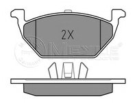 Placute frana 025 231 3019 A MEYLE pentru Seat Ibiza Audi A3 Vw Jetta Vw Vento Skoda Praktik Skoda Roomster Skoda Octavia Vw Golf Vw Beetle Vw New Vw Novo Audi A1 Skoda Fabia Vw Bora Seat Toledo Vw Polo Vw Up Seat Leon Seat Mii Skoda Citigo