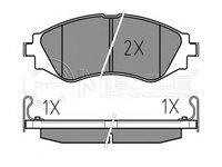 Placute frana 025 232 3417 W MEYLE pentru Daewoo Nubira Daewoo Leganza Daewoo Lanos Daewoo Rezzo Daewoo Tacuma Daewoo Evanda Daewoo Lacetti Chevrolet Lacetti Chevrolet Nubira Chevrolet Optra Chevrolet Rezzo Chevrolet Tacuma Chevrolet Evanda Chevrolet