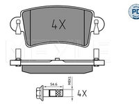 Placute frana 025 236 6916 PD MEYLE pentru Renault Master Nissan Interstar