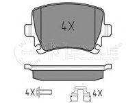 Placute frana 025 239 1417 MEYLE pentru Vw Passat Vw Caddy Skoda Octavia Skoda Laura Skoda Superb Audi A3 Skoda Yeti Audi Tt Vw Golf Vw Jetta Vw Vento Vw Cc Audi A4 Audi A6 Vw Touran