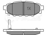 Placute frana 025 242 7114 W MEYLE