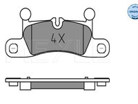 Placute frana 025 247 2116 MEYLE pentru Vw Touareg