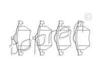 Placute frana 108 505 TOPRAN pentru Audi A4 Vw Passat