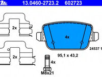 Placute frana 13 0460-2723 2 ATE pentru Ford Mondeo Ford Kuga Ford Galaxy Ford S-max Ford Focus