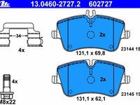 Placute frana 13 0460-2727 2 ATE pentru Mercedes-benz C-class Mercedes-benz Clk Mercedes-benz Slk Mercedes-benz Clc-class