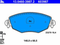 Placute frana 13 0460-3987 2 ATE pentru Ford Mondeo