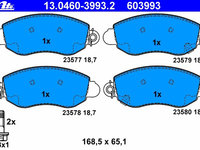 Placute frana 13 0460-3993 2 ATE pentru Ford Transit