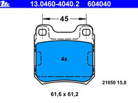 Placute frana 13 0460-4040 2 ATE pentru Opel Omega Opel Senator Opel Calibra Opel Vectra