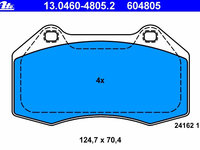 Placute frana 13 0460-4805 2 ATE pentru Renault Megane