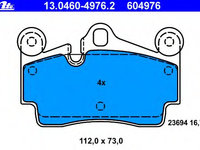 Placute frana 13 0460-4976 2 ATE pentru Audi Q7 Vw Touareg