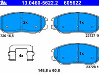 Placute frana 13 0460-5622 2 ATE pentru Hyundai Terracan Hyundai Equus