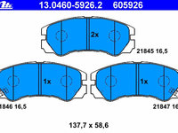 Placute frana 13 0460-5926 2 ATE pentru Opel Frontera Opel Monterey