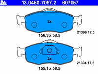 Placute frana 13 0460-7057 2 ATE pentru Ford Granada Ford Scorpio Ford Mondeo Ford Cougar