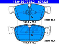 Placute frana 13 0460-7328 2 ATE pentru Volvo Xc90 Volvo V90 Volvo S90 Volvo Xc60 Volvo Xc40 Volvo V60