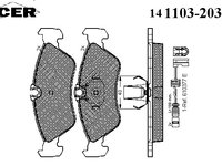 Placute frana 141103-203 ICER pentru Mercedes-benz G-class Mercedes-benz Sprinter