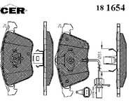 Placute frana 181654 ICER pentru Audi A6 Audi A8 Audi A4