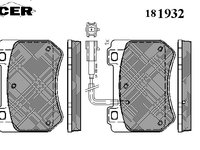 Placute frana 181932 ICER pentru Alfa romeo Brera Alfa romeo Spider Alfa romeo 159