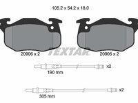 Placute frana 2090603 TEXTAR pentru CitroEn Ax Peugeot 106 CitroEn Saxo