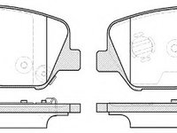 Placute frana 21398 12 ROADHOUSE pentru Hyundai I30 Hyundai Genesis Kia Cee d Kia Pro cee d