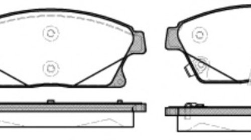 Placute frana 21431 02 ROADHOUSE pentru Opel 