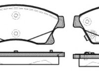 Placute frana 21431 12 ROADHOUSE pentru Opel Astra Chevrolet Cruze Chevrolet Aveo Chevrolet Sonic